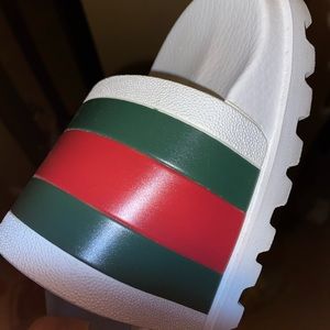 Gucci Web Trek Slides